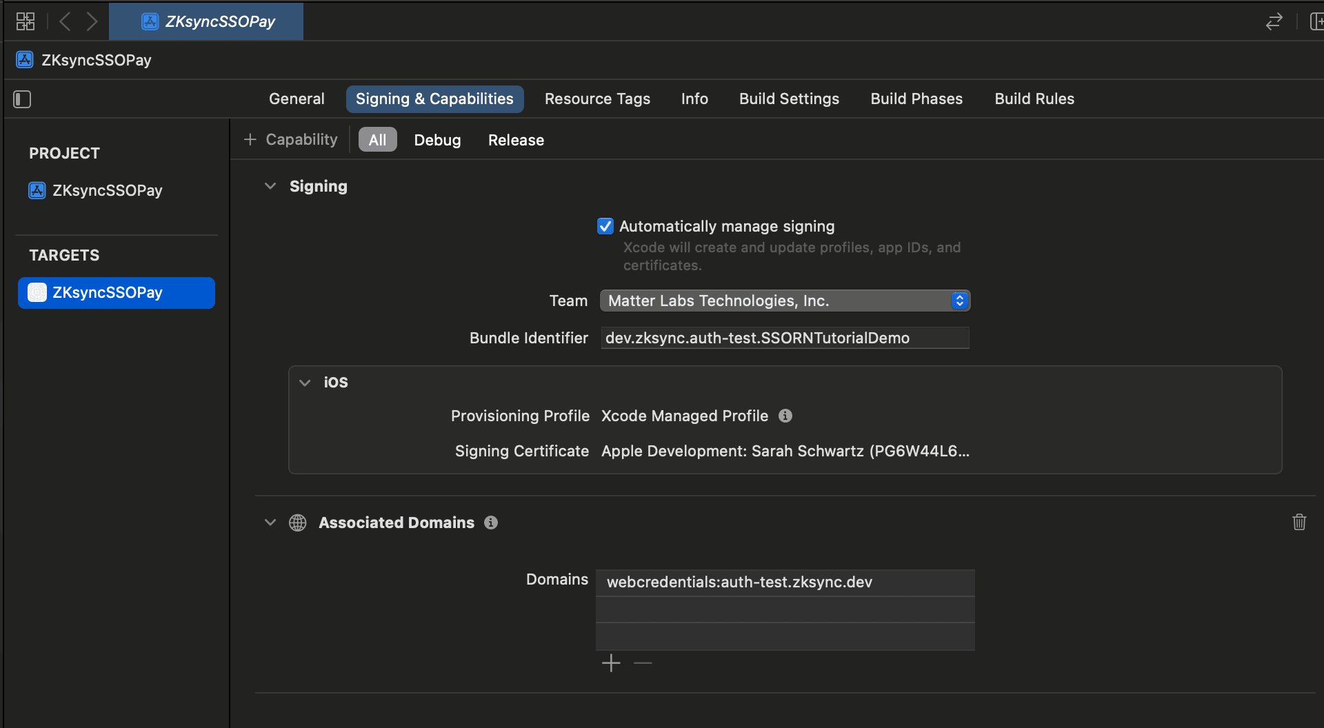 Xcode Setup